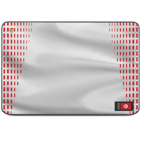 Tunisia Soccer Flag HP Chromebook Skin